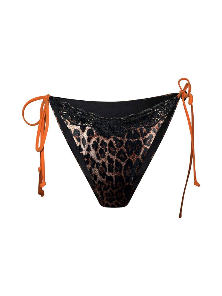 Leona Leopard Print Bikini Bottoms