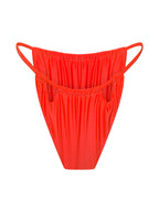 Alaïa Lycra Orange Bikini Bottoms