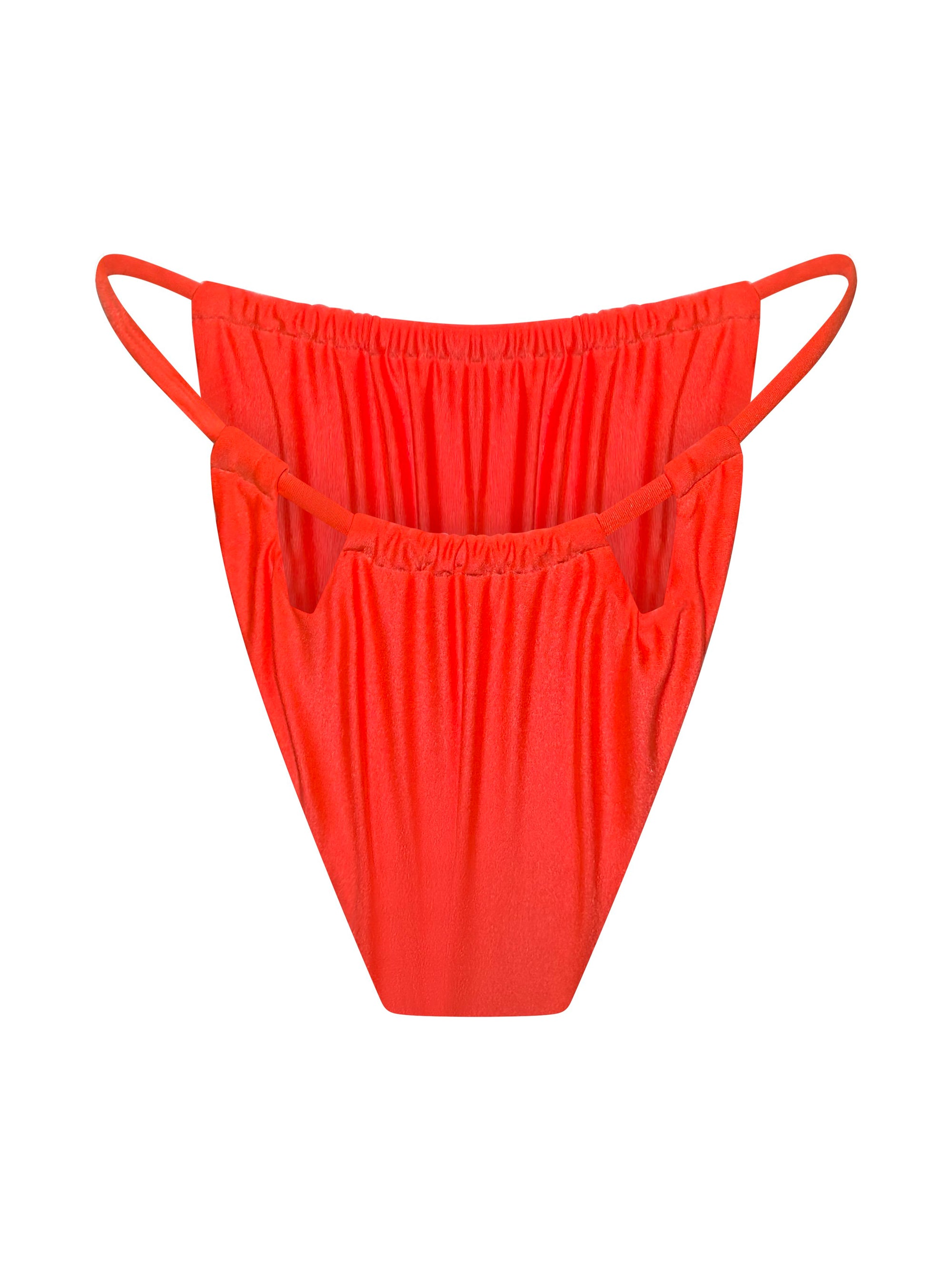 Alaïa Lycra Orange Bikini Bottoms