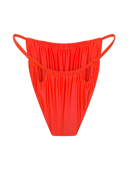 Alaïa Lycra Orange Bikini Bottoms